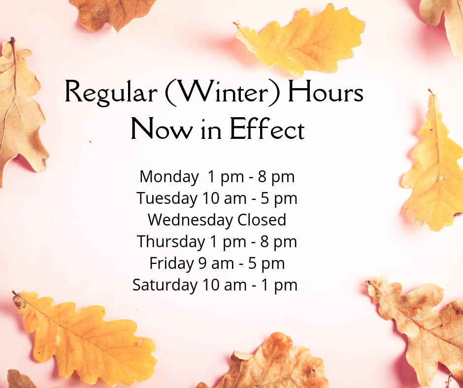 Winter Hours